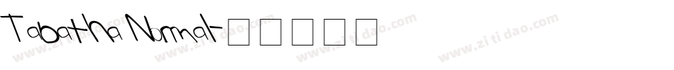 Tabatha Normal字体转换